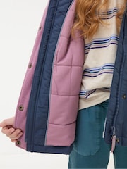FatFace Leah Navy Blue Jacket - Image 4 of 5