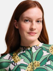 Regatta Green Orla Kiely Long Sleeve Swimsuit - Image 4 of 8