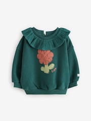 Green Collar Sweatshirt (3mths-7yrs) - Image 4 of 8