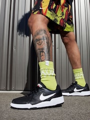 Nike Black Full Force Low Trainers - Image 10 of 11