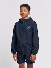 U.S. Polo Assn. Blue Boys Hooded Windbreaker - Image 1 of 5