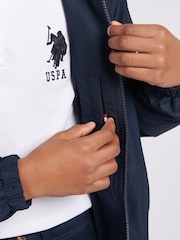 U.S. Polo Assn. Blue Boys Hooded Windbreaker - Image 5 of 5
