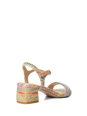 Dune London Maude Sandalen mit Blockabsatz und Regenbogen-Flechtdesign - Bild 5 von 6