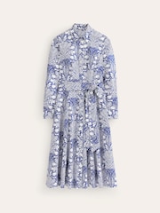 Boden Blue Amy 100% Cotton Midi Shirt Dress - Image 5 of 5