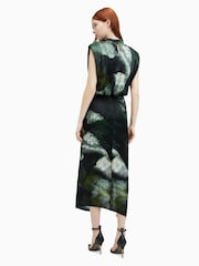 AllSaints Green Isa Appalachian Dress - Image 2 of 7