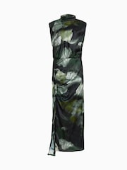 AllSaints Green Isa Appalachian Dress - Image 7 of 7