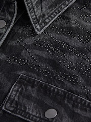 Black Zebra Printed Oversized 100% Cotton Shirt - Image 7 of 9