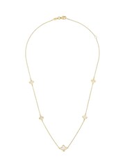 Beaverbrooks 9ct Gold Mother of Pearl Clover Necklace - Image 3 of 6