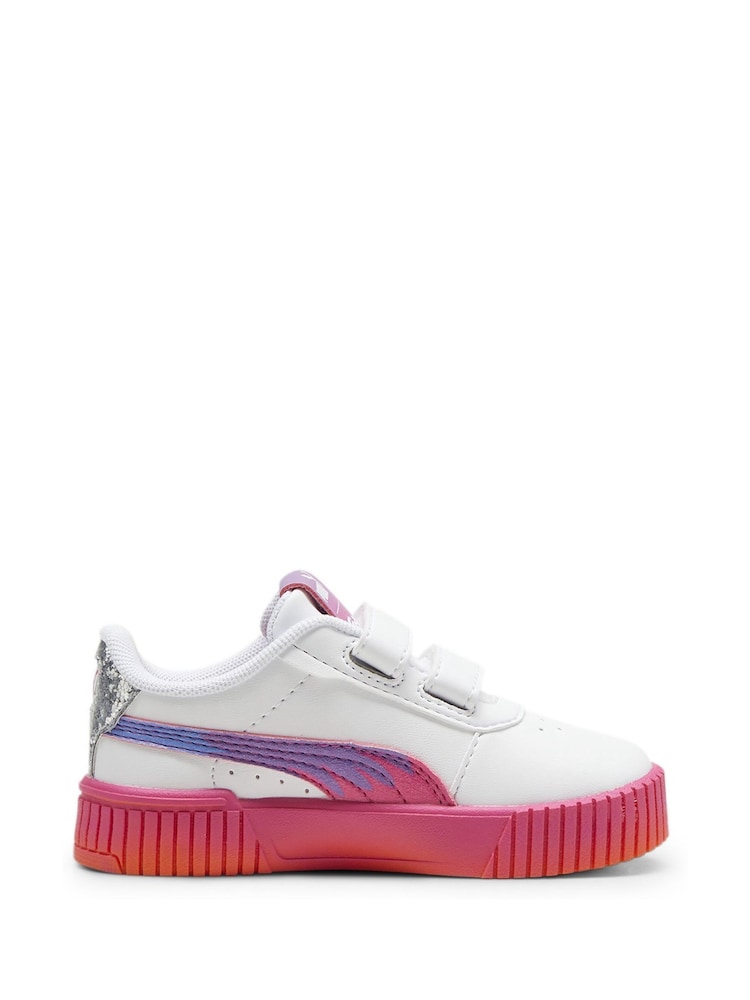 Puma White Baby Girl Puma X Trolls Carina 2.0 Sneakers - Image 1 of 6