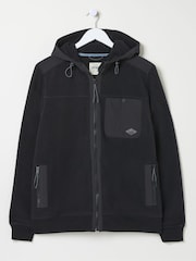 FatFace Black Dark Skies Dalton Fleece Hoodie - Image 3 of 3