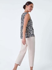 Roman Black Roman Patterned Print Sleeveless Top - Image 3 of 5