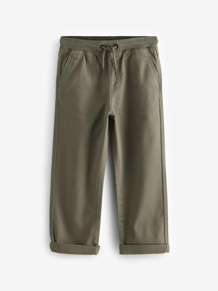 Khakigrün - Schlupfhose mit geripptem Bund (3–16 Jahre) - Bild 1 von 4 Khakigrün - Schlupfhose mit geripptem Bund (3–16 Jahre) - Bild 1 von 4