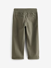 Kakigroen - Broek met geribde elastische taille (3-16 jr) - Image 2 of 4