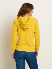 Brakeburn Yellow Palm Elise 100% Cotton Hoodie - Image 3 of 5