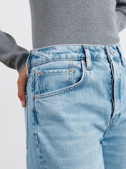 Albaray Blue Wide Leg Crop Jeans - Image 3 of 4