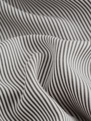 Black/Grey Stripe Washed Ruffle Neck Long Sleeve Blouse - Image 5 of 5
