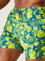 Regatta Blue/Green Mens Loras Swim Shorts - Image 4 of 7