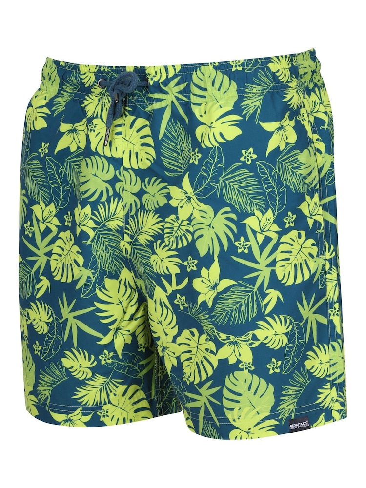 Regatta Blue/Green Mens Loras Swim Shorts - Image 7 of 7