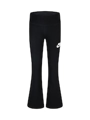 Nike Black Little Kids LBR Flared Leggings - Image 1 of 4