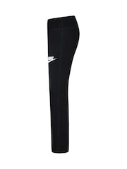 Nike Black Little Kids LBR Flared Leggings - Image 4 of 4
