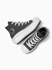 Converse Grey Chuck Taylor Glitter Detail Move Junior Trainers - Image 5 of 5