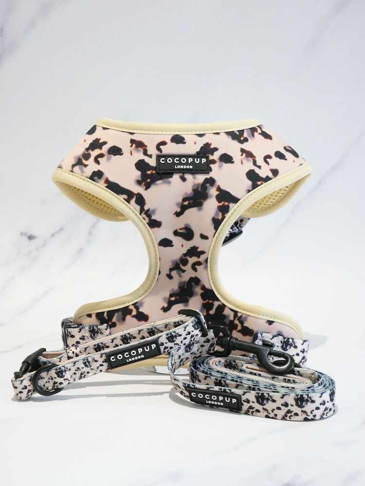 Cocopup Ivory Dog Tort Harness Collar and Lead Bundle - Image 2 of 4
