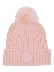 Converse Pink Tonal Pom Beanie - Image 1 of 2