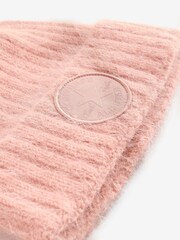 Converse Pink Tonal Pom Beanie - Image 2 of 2