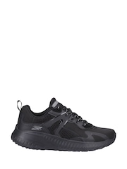 Skechers Black Bobs Squad Chaos Elevated Drift Trainers - Image 1 of 5