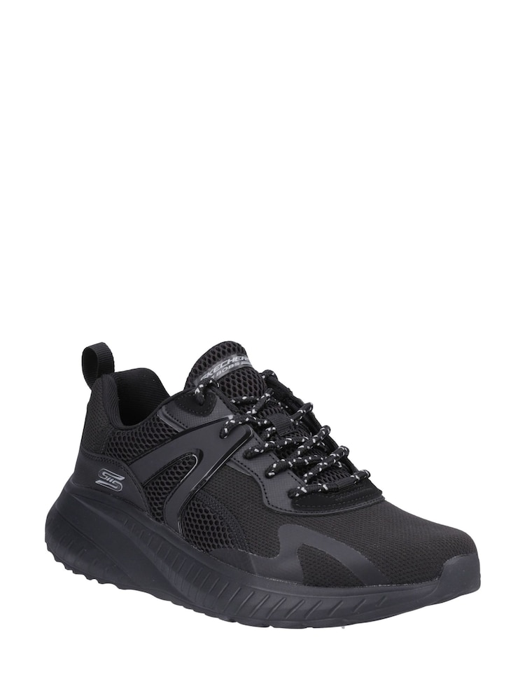 Skechers Black Bobs Squad Chaos Elevated Drift Trainers - Image 3 of 5