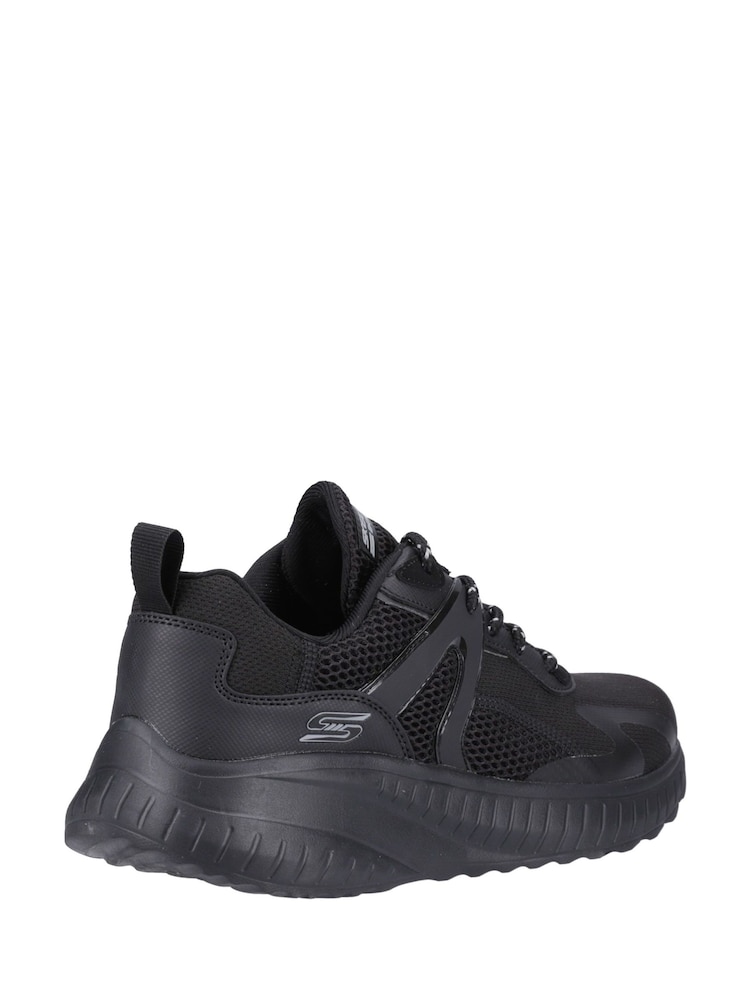 Skechers Black Bobs Squad Chaos Elevated Drift Trainers - Image 4 of 5