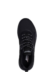 Skechers Black Bobs Squad Chaos Elevated Drift Trainers - Image 5 of 5