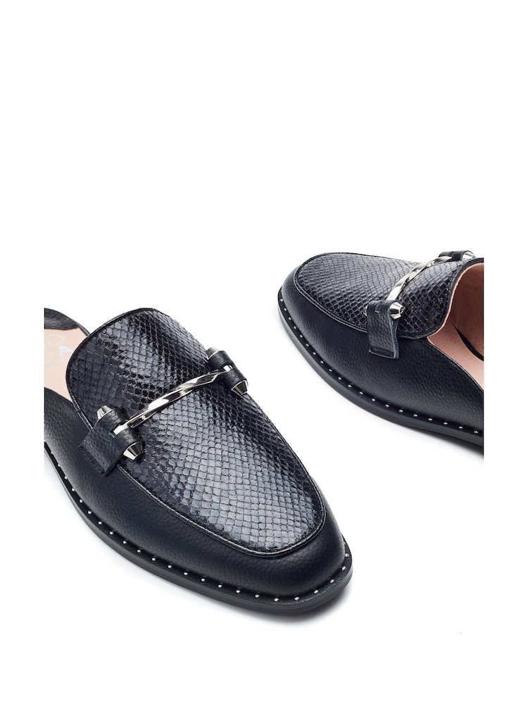 Moda in Pelle Ellajean Mule Slip-On Shoes With Trim - Image 4 of 4