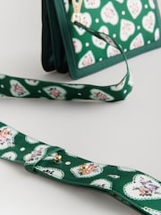 Cath Kidston Green Double Pouch Cross-Body Bag - Image 4 of 9