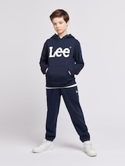 Lee Blue Boys Badge Joggers - Image 4 of 5