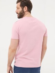 FatFace Pink Lighthouse Embroidered T-Shirt - Image 2 of 5