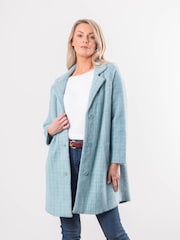 Lakeland Leather Blue Francis Button Coat - Image 1 of 7