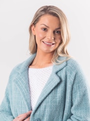 Lakeland Leather Blue Francis Button Coat - Image 2 of 7
