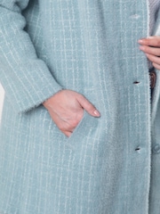 Lakeland Leather Blue Francis Button Coat - Image 5 of 7