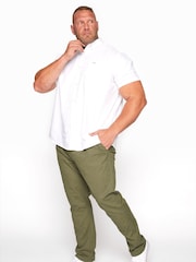 BadRhino Big & Tall Green Elasticated Waist Rugby Trousers - Image 1 of 3