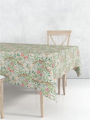 William Morris Gallery Golden Lily 100% Cotton Wipe Clean Table Cloth - Image 1 of 2