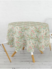 William Morris Gallery Golden Lily 100% Cotton Wipe Clean Table Cloth - Image 2 of 2