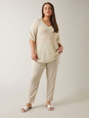EVANS Curve Tape Yarn Jumper - Image 2 of 5