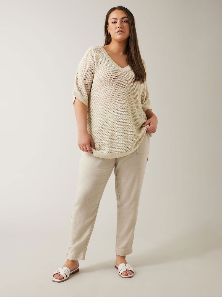 EVANS Curve Tape Yarn Jumper - Image 2 of 5