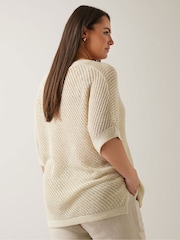 EVANS Curve Tape Yarn Jumper - Image 3 of 5