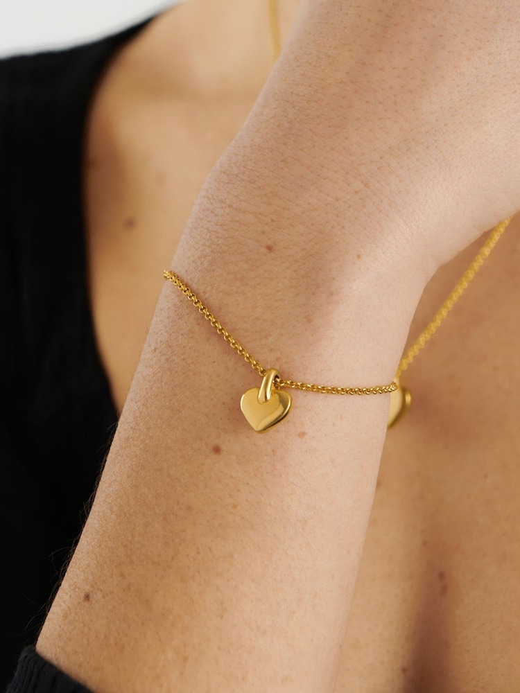 Katie Loxton Gold Tone Alora Heart Waterproof Bracelet - Image 1 of 4
