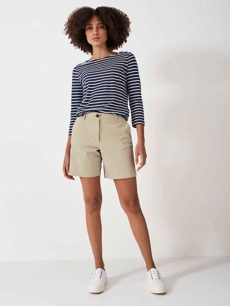 Crew Clothing Natural Chino Shorts - Image 1 of 5