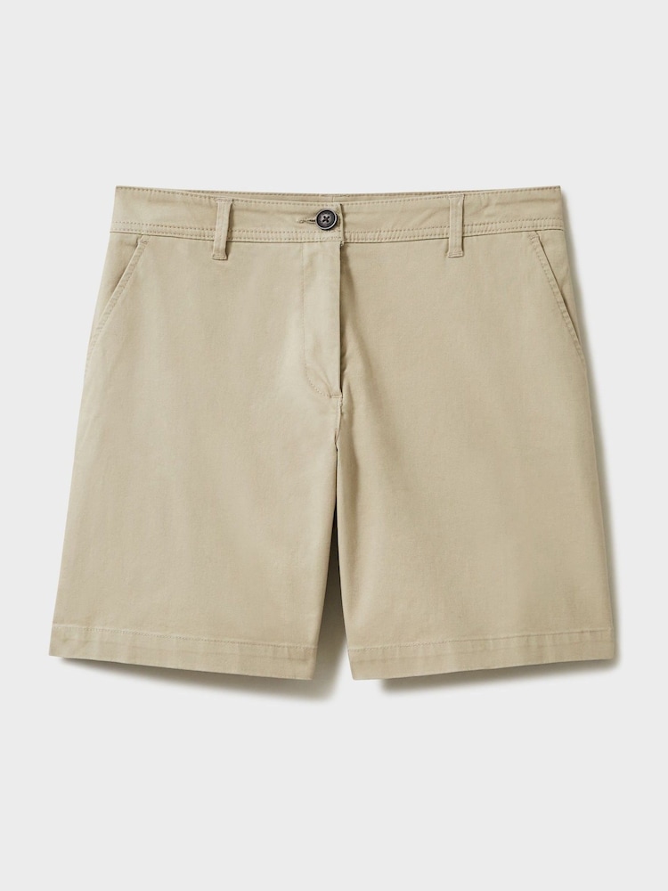 Crew Clothing Natural Chino Shorts - Image 5 of 5