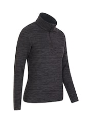 Mountain Warehouse Black Womens Snowdon Melange Fleece - Image 2 of 5