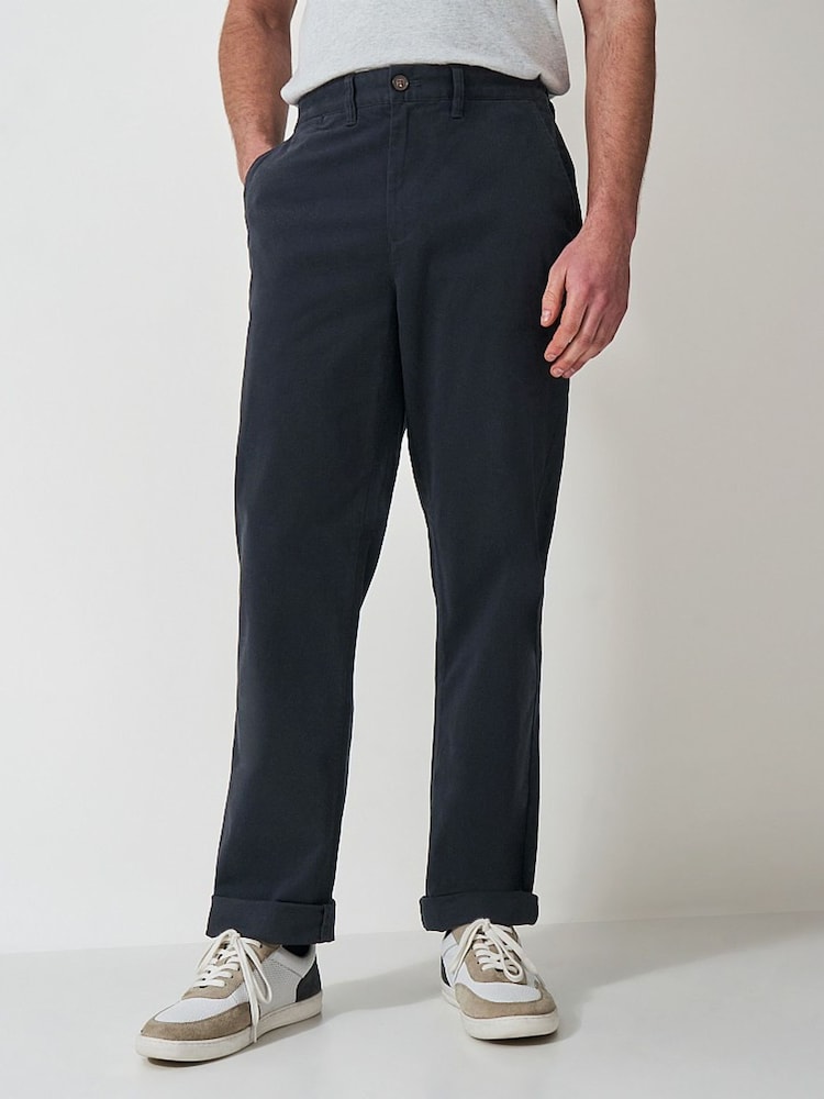 Черный - Прямые брюки чинос Crew Clothing - Image 1 of 4